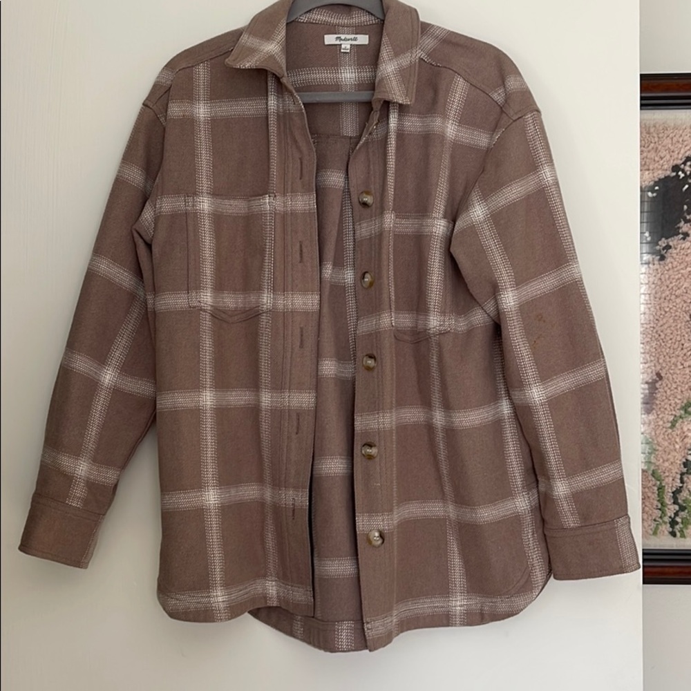 Plaid Madewell Shirt Jacket